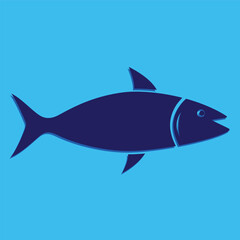free vector fish logo template. fish icon for graphic or web design