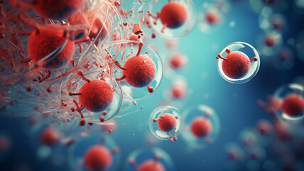 Exploring the Nano-Molecular Health of Cells Generative AI