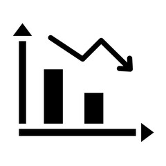 chart grraphic glyph icon