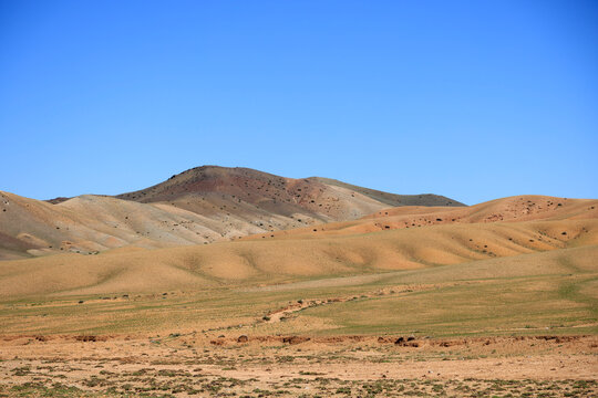 The Gobi-Altai landscape in Mongolia