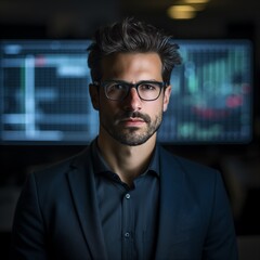 Portrait of a data scientist in social media