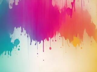 Fototapeta premium Watercolor splashon surface. AI generated illustration