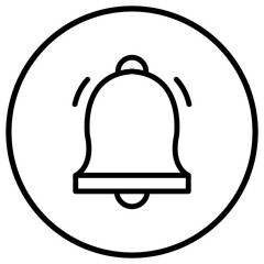Fototapeta premium Bell Vector Icon Design Illustration