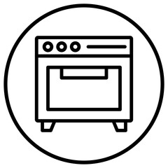 Oven Vector Icon Design Illustration