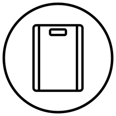 Cutting Board Vector Icon Design Illustration
