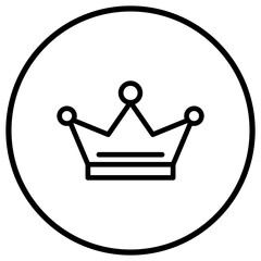 Crown Vector Icon Design Illustration