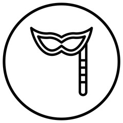 Mask Vector Icon Design Illustration