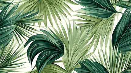Palm leaf shadows on sunlit background pattern