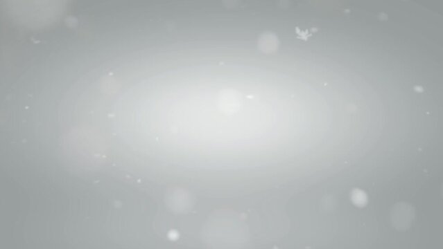 Enchanted Snowfall. Christmas & New Year's Background.