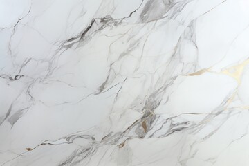 Obraz premium Elegant white marble texture with silver veins suitable for sophisticated backgrounds.