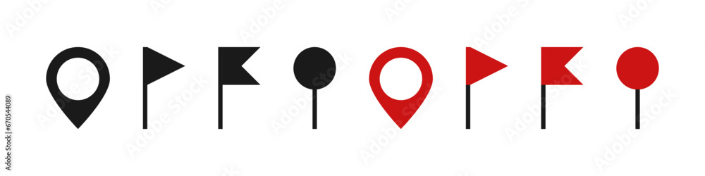 Poster locate. location vector. map pin collection. map pin location icons. point of location