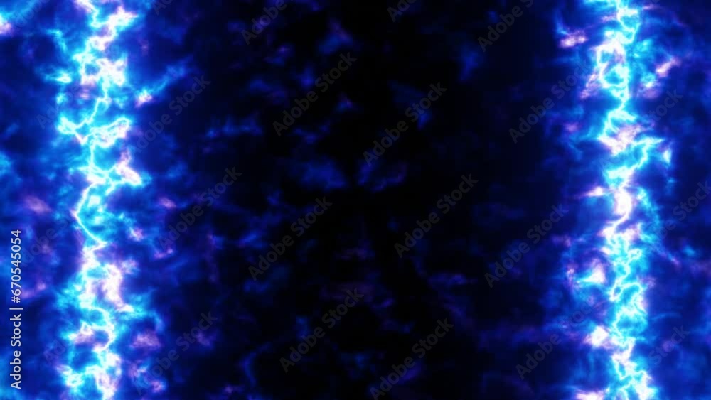 Poster energy plasmatic flame loop animation