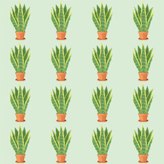 pattern illustration of a plant
