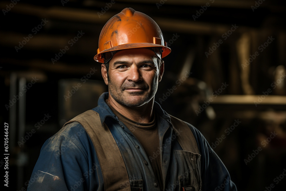 Canvas Prints Photography of handsome nice man professional worker created with generative AI