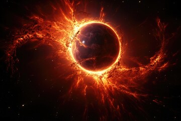 Cosmic Abyss: The Black Hole Maelstrom