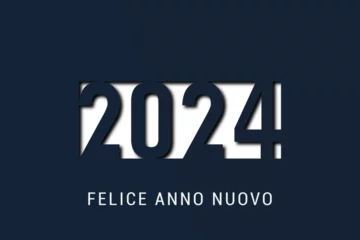 Foto op Plexiglas felice anno nuovo - buon anno 2024 © guillaume_photo