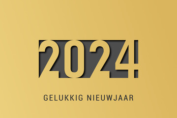 2024 - gelukkig nieuwjaar 2024