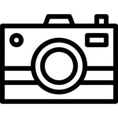 Camera icon vector illustration for web and mobile