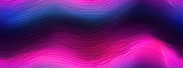 Obraz premium Seamless purple violet pink blue black abstract color gradient wave background grainy texture banner website header poster design