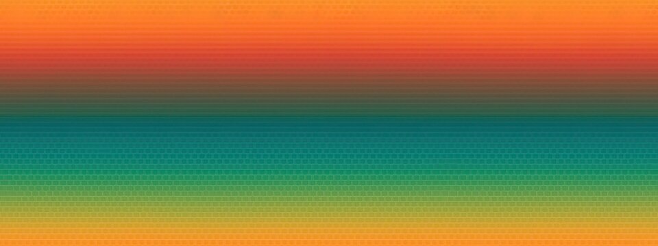 Seamless Orange teal green pink abstract grainy gradient background noise texture effect summer poster design. Color gradient ombre blur. Rough grain noise.
