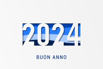 felice anno nuovo - buon anno 2024