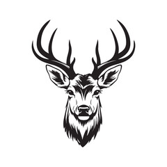 Deer Head Vector Image, Art and Design