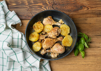 Fried Chicken Drumsticks, Homemade Poultry Legs, Baked Hen Meat, Fried Chicken Drumstick