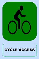 bicycle parking sign