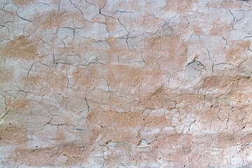 Detail background texture of an adobe mud wall