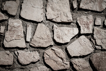 wall of stones as a texture