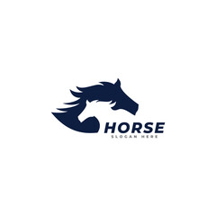 horse logo icon vector template.