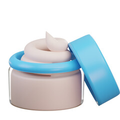 Night Cream 3D Illustration