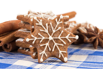 Hand-made Christmas gingerbreads