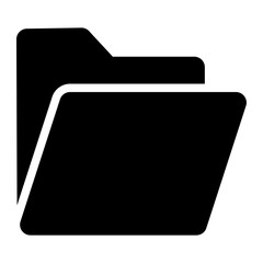 folder glyph icon