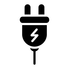 plug glyph icon