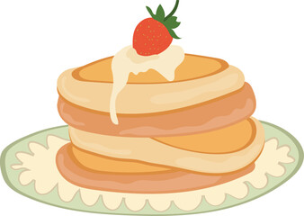 Pancake illustration