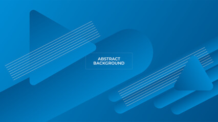 Fototapeta premium ABSTRACT GEOMETRIC BACKGROUND GRADIENT BLUE COLOR DESIGN VECTOR TEMPLATE GOOD FOR MODERN WEBSITE, WALLPAPER, COVER DESIGN 