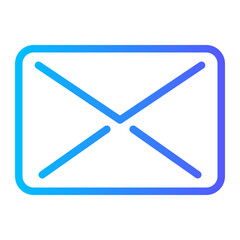 envelope gradient icon