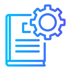 guidebook gradient icon