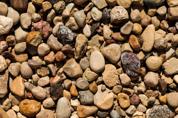 Wet Stone Pebbles Texture Or Stone Pebbles Background For Design