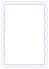
Illustration depicting a document frame in the Guilloche style. You can insert your text, certificate or diploma