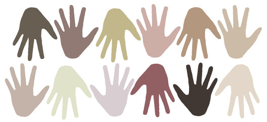 Obraz premium hands illustration