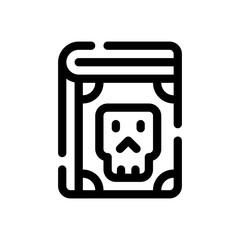spellbook line icon