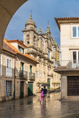Church of San Bartolome in the city of Pontevedra, in Galicia, Spain.