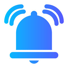 alarm gradient icon