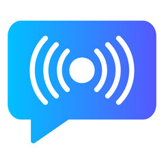 chat gradient icon