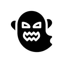 ghost glyph icon
