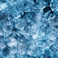 ice cubes seamless pattern background