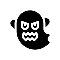 ghost glyph icon