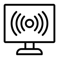 television line icon